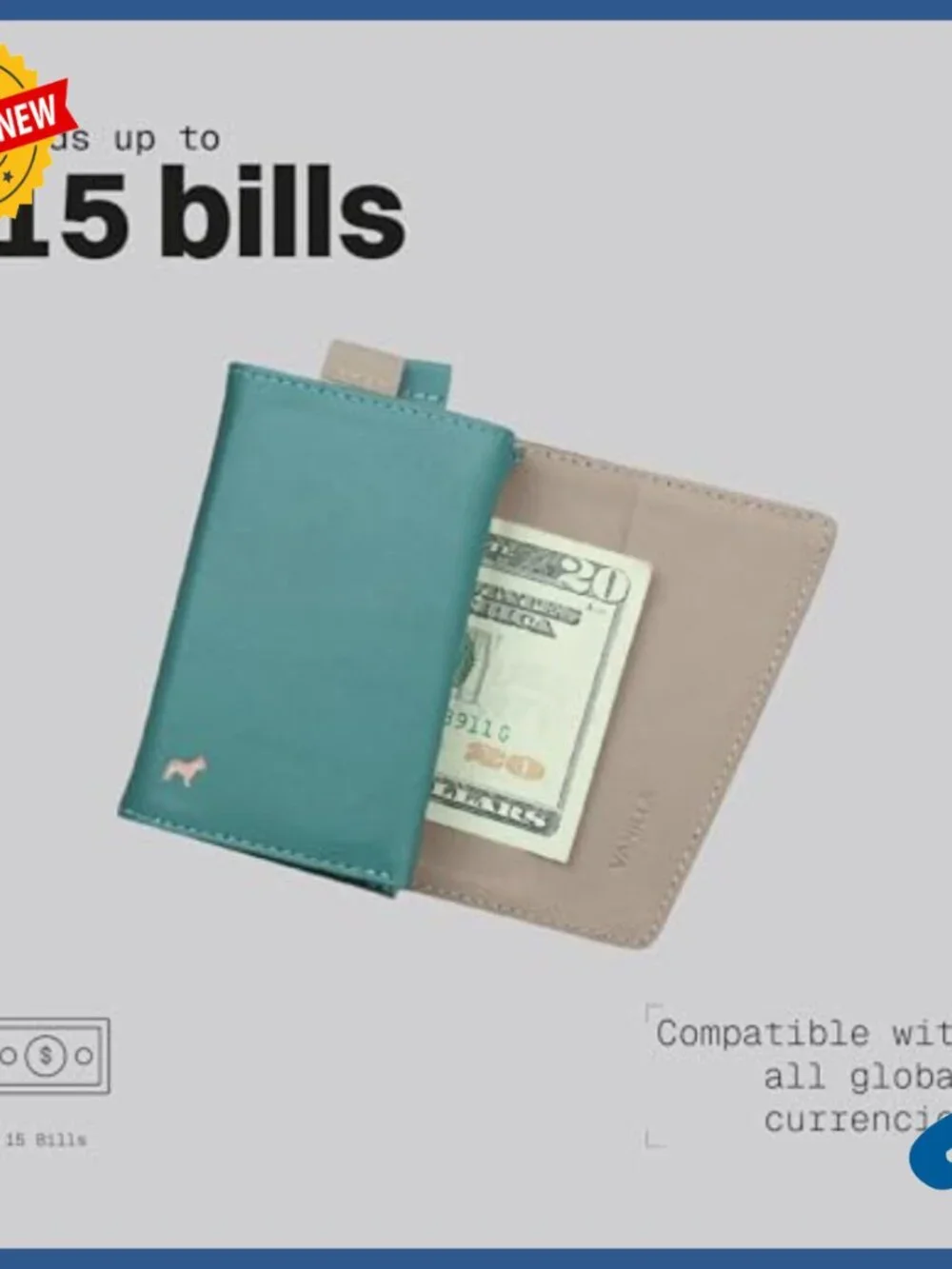 Ultra-Slim RFID Blocking Front Pocket Wallet Italian Leather Minimalist